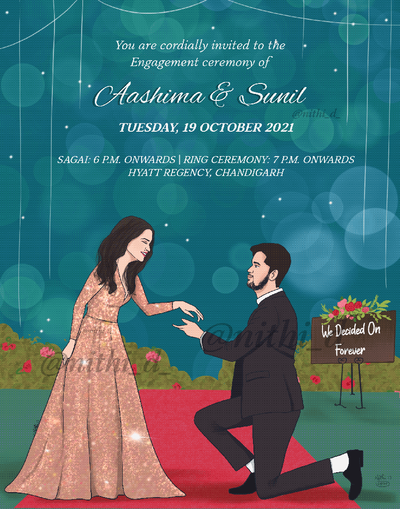 Eleventy Nine Wedding Invite GIF